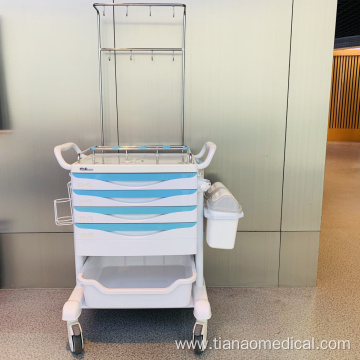 Hospital Steel ABS Multi-functional Treatment Trolley